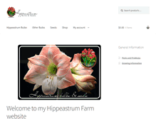 Tablet Screenshot of hippeastrum.com.au